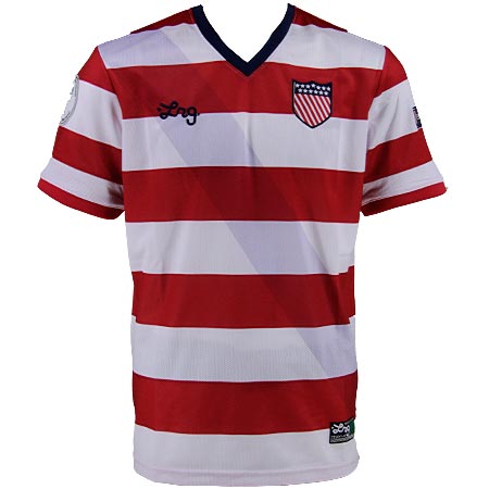 LRG Lifted National Anthem Soccer Jersey, Red/ White in stock at SPoT Skate  Shop