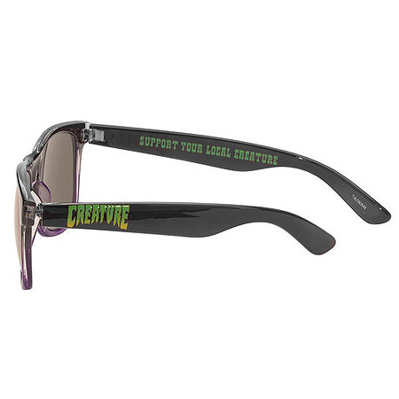 CREATURE Unisex Matte Finish Club Master Round UV Protected Sunglasses  (Multicolour), Medium POST-004