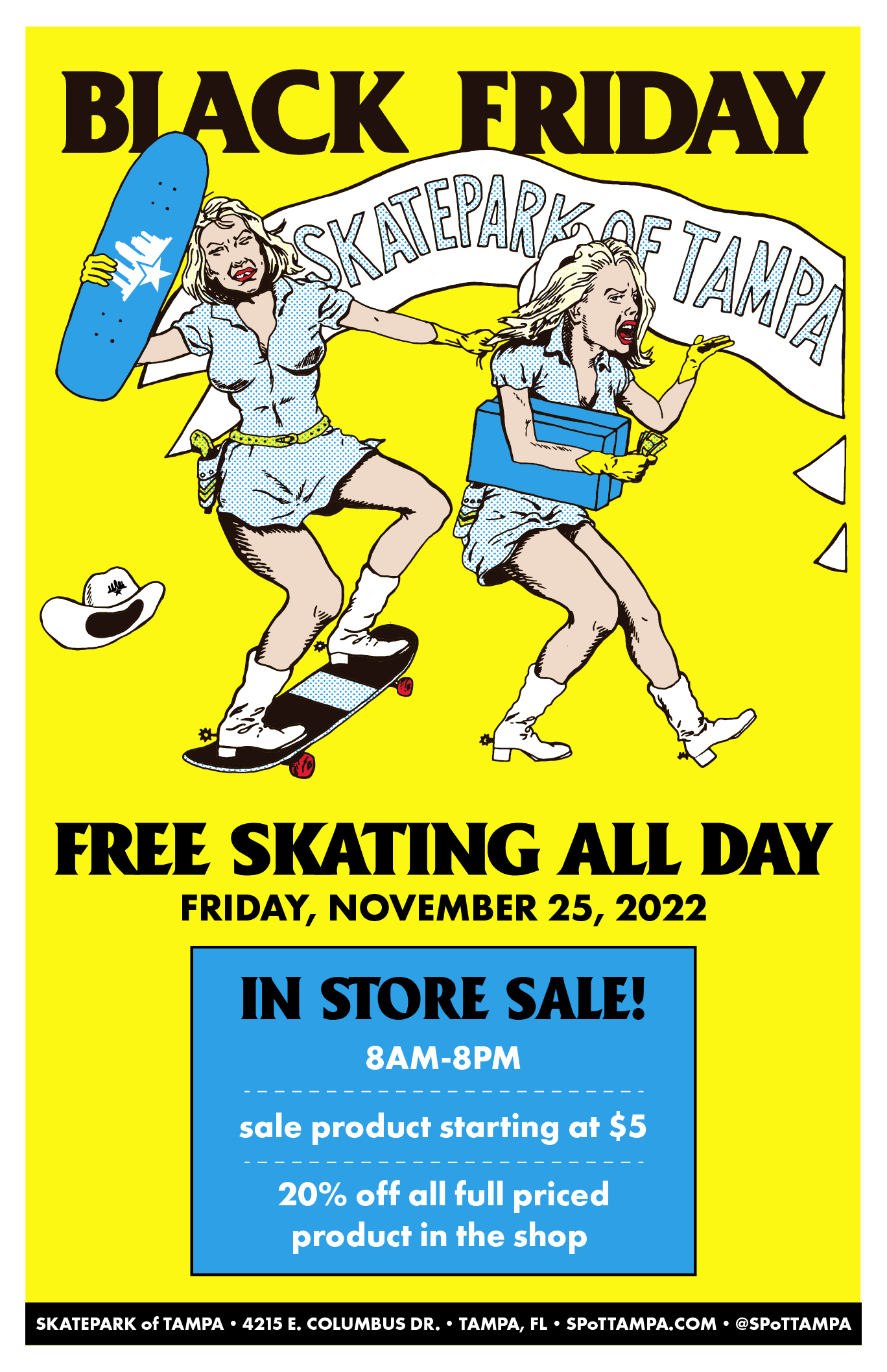 Black Friday - November 25, 2022 Article at Skatepark of Tampa