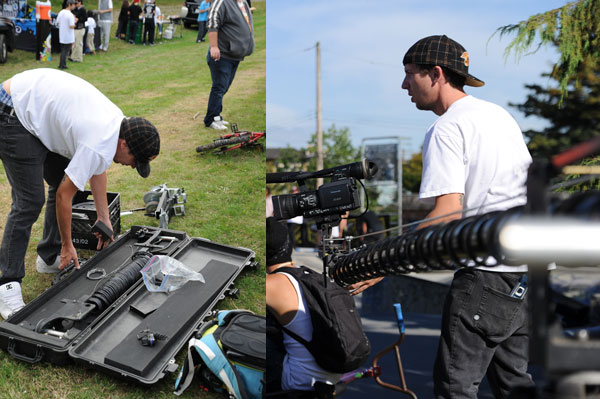 This guy's entire super camera extender arm kit