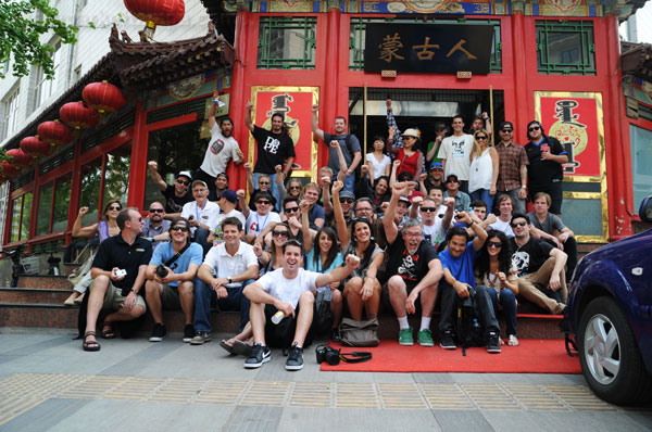 China: about half the crew