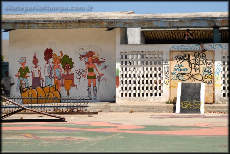 Havana Cuba Skate Park agressive inline