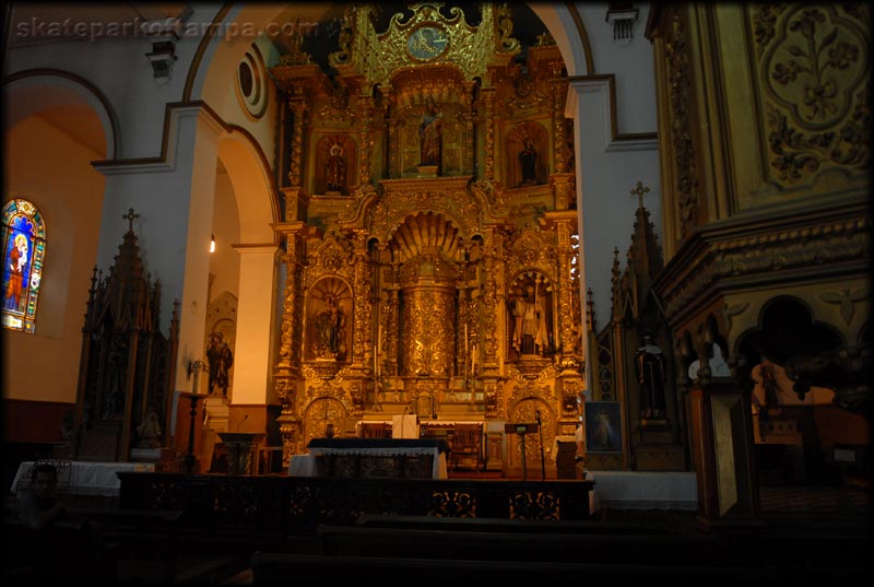 Panama City - Golden Altar Church of San Jose