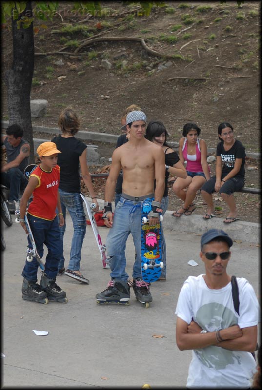 Boards for Bros in Cuba Rollerbladers