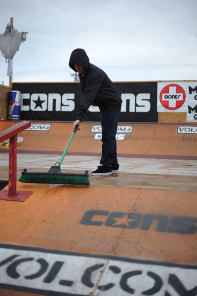 Jereme Knibbs, don't be doing any sweeper tricks