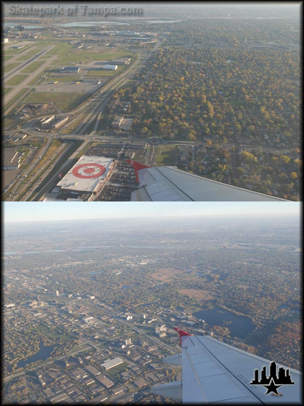 Flying Over Minneapolis