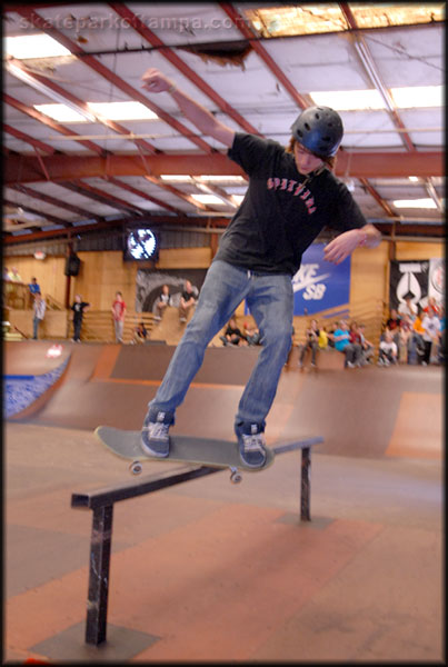 Who Dat?  Stand up stiff feeble grind