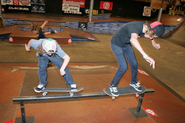 Vert dudes used to do doubles sometimes