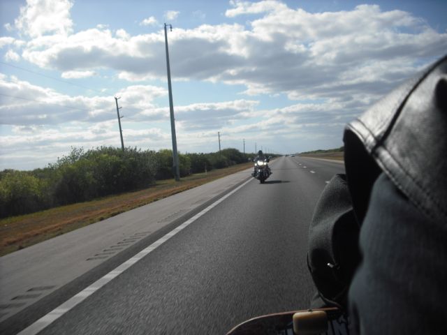 A fellow biker rode with me