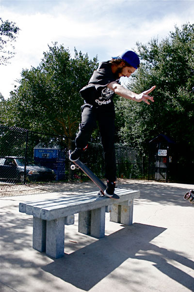 Ian back noseblunted the bank to bench at Tally
