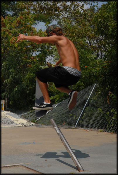 Ron Deily has the best tan in skateboarding