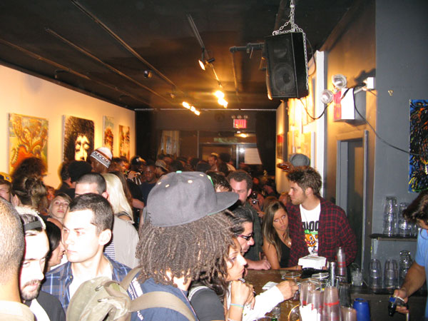 The scene at a New York Skate Photography Party