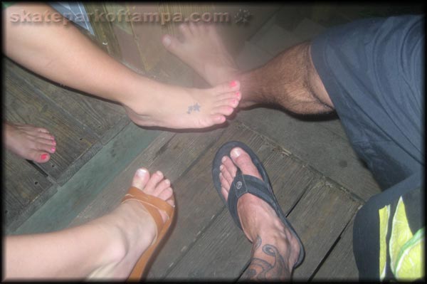 All the foot fetishes in Puerto Rico are bare
