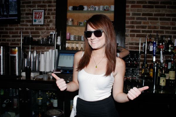 Haleigh Barchard is a bartender at The Bricks