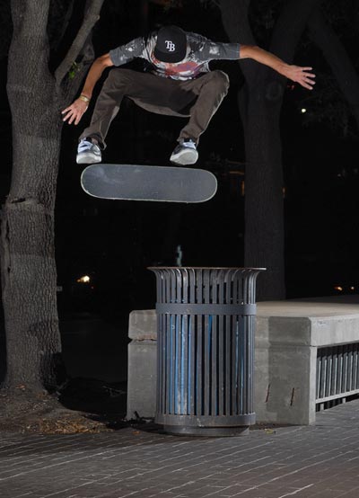 Dylan MF Perry managed to frontside flip