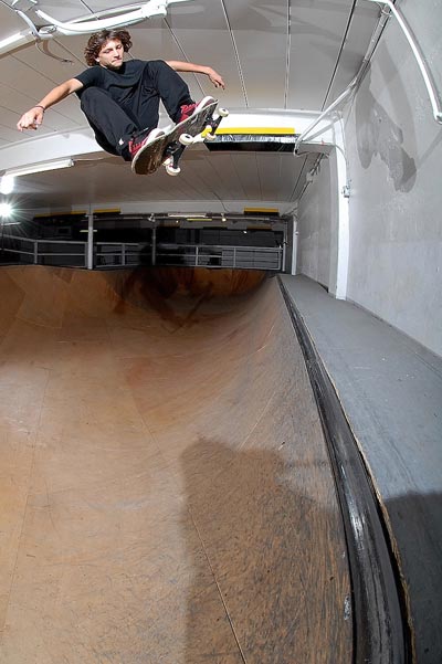 Jeremy Knibbs has skated transition before 