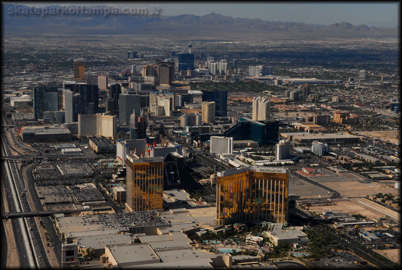 The Las Vegas Strip from the air