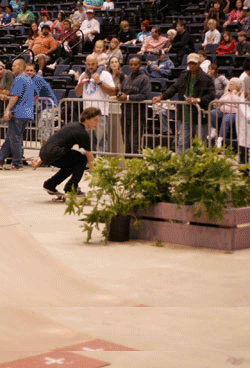 Jereme skated all the ramps with ease
