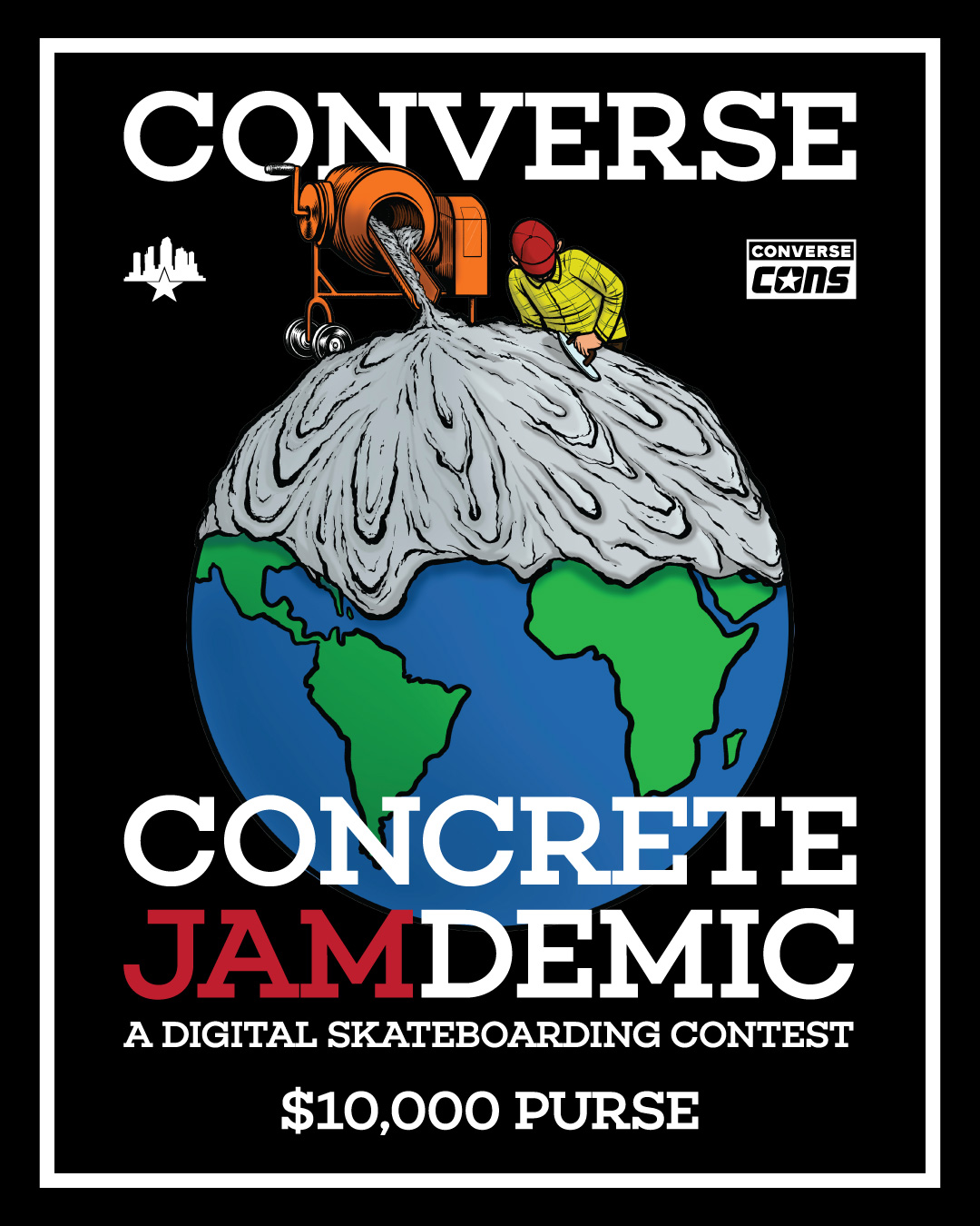 Concrete JAMdemic Social Media Flyer