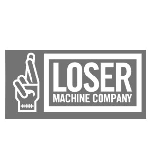 Loser Machine Suicide Hand T Shirt, White