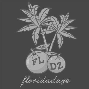 Florida Daze Croc Logo T Shirt, Black/ Mint