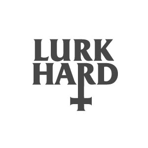 Lurk Hard Pope T Shirt, Black