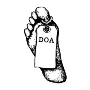 D.O.A. Pat Washington Embossed Nine Lives Deck, Black