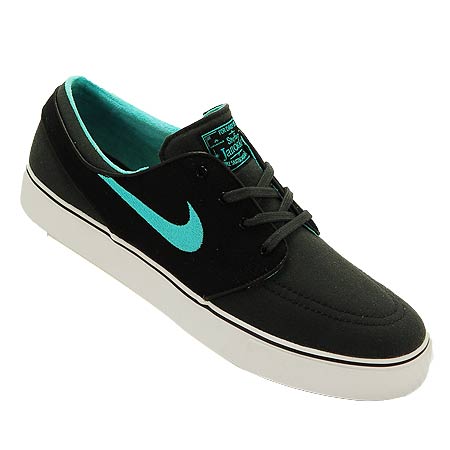 Nike Zoom Stefan Janoski Canvas Shoes, Anthracite/ Gamma Blue/ in stock at Skate Shop