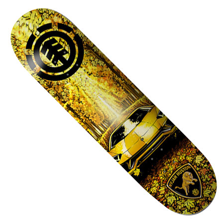 Element Nyjah Huston Gold Tree Tour Deck in stock at SPoT Skate Shop