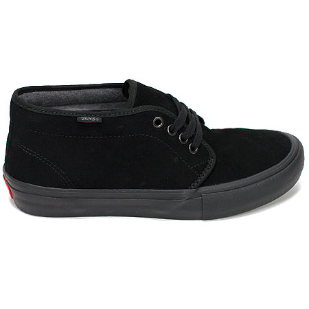 Vans Chukka Pro Shoes, Blackout in stock at SPoT Skate Shop