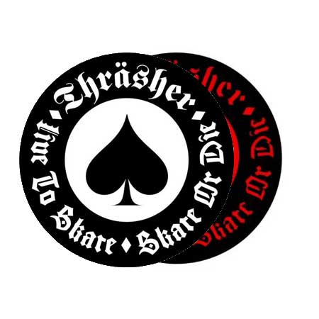 Thrasher Magazine Oath Sticker in stock at SPoT Skate Shop