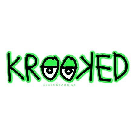 Krooked Eyes Sticker in stock at SPoT Skate Shop