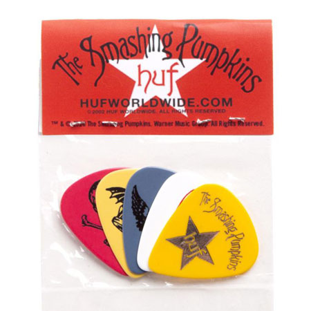 HUF Smashing Pumpkins x HUF Spaceboy Guitar Pick Set in stock at SPoT