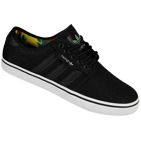 adidas Seeley Shoes, Black/ Tent Green/ Hemp in stock at SPoT Skate Shop