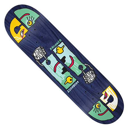 Assorted Colours Skateboard Sticker Gonz Eyes KROOKED SKATEBOARDS 