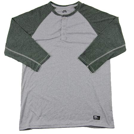 Nike SB Dri-FIT Speckle 3/4 Sleeve Henley Shirt in stock at SPoT Skate Shop
