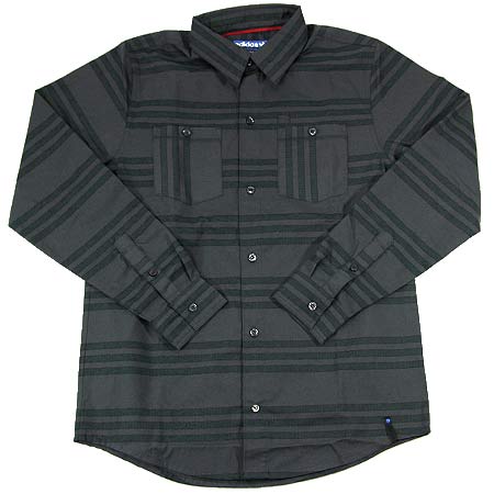 adidas Silas Baxter-Neal Striped Button-Up Flannel Shirt in stock at Skate Shop