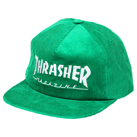 Thrasher Magazine Magazine Logo Corduroy Snapback Hat in stock at SPoT  Skate Shop
