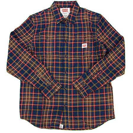 Vans Only NY Long Sleeve Button-Up Flannel Shirt in stock at SPoT Skate Shop