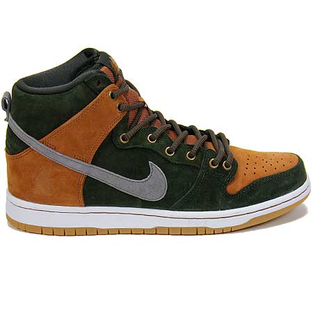 Nike SB Dunk High Premium Homegrown QS Shoes, Sequoia/ Cool Grey/ Ale Brown  in stock at SPoT Skate Shop