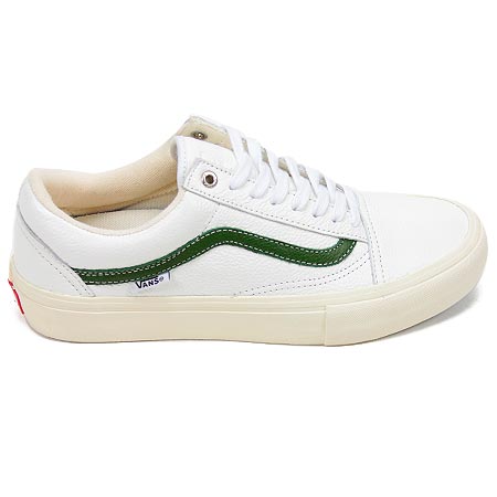 Vans Old Skool Pro Shoes, (Only) White Leather/ Cream in stock at SPoT  Skate Shop