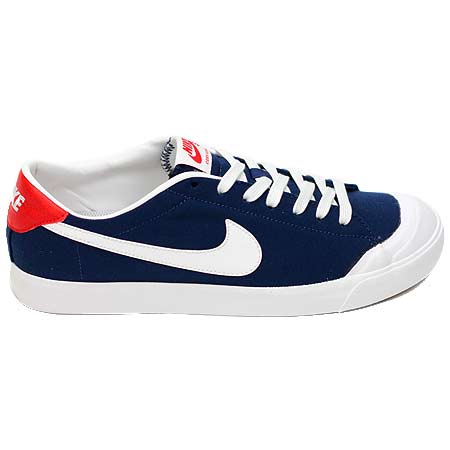Nike Zoom All Court CK Midnight Navy/ Summit White/ Gum Light Brown in stock at SPoT Skate Shop
