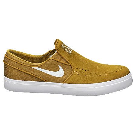 Nike Zoom Stefan Janoski Slip On Shoes, Golden Beige/ White in at SPoT Skate Shop