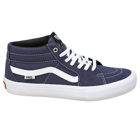 Vans Sk8-Mid Pro Shoes, Parisian Night/ White in stock at SPoT Skate Shop