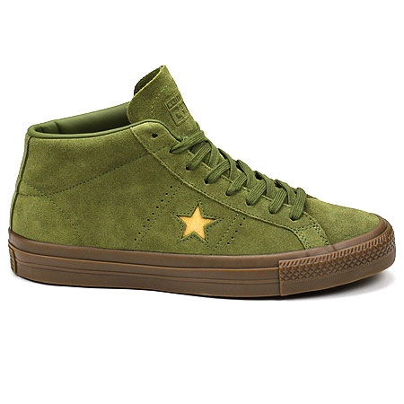converse one star mid green