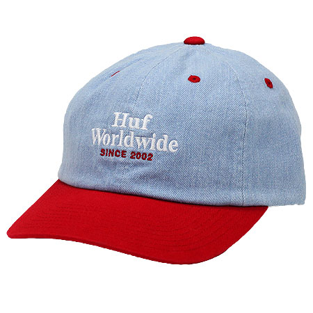 HUF Worldwide Denim 6 Panel Hat in stock at SPoT Skate Shop