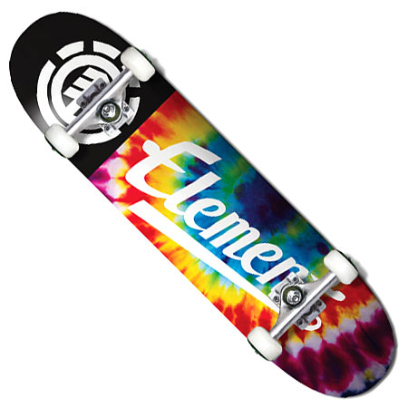 Element Tye Dye Script Complete Skateboard in stock at SPoT Skate Shop
