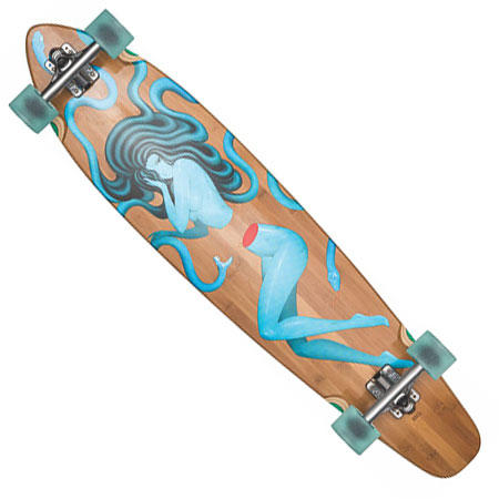 Globe Footwear Byron Bay Complete Longboard Skateboard, Bamboo/ Medusa in  stock at SPoT Skate Shop