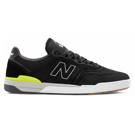 New Balance Numeric Brandon Westgate 913 Shoes, Black/ Grey/ Lime in stock  at SPoT Skate Shop
