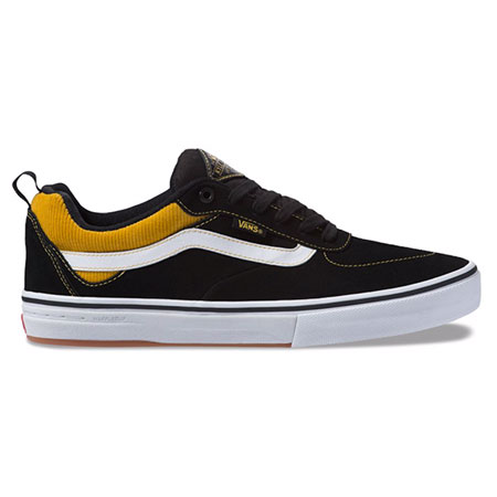 Vans Kyle Walker Pro Shoes, (Corduroy) Black/ Yolk Yellow in stock at SPoT  Skate Shop